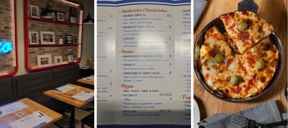 Banchero Express Weston Menu